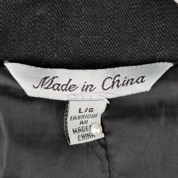 Red squad men's black blazer L - Picture 5 of 8